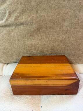 Antique S.S. White Dental Dovetailed Wooden Box
